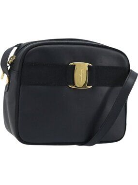 LOEWE Shoulder Bag Leather Brown Gold